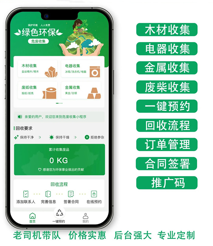 废品回收小程序功能软件开发